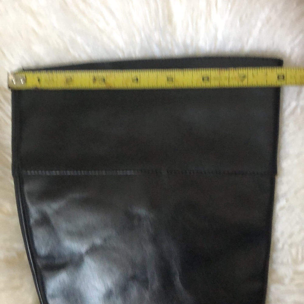 Michael Kors Bryce Tall Genuine Leather Black Boots - Picture 9 of 9